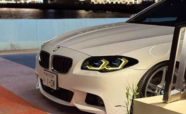 Передние тюнинг лед фары BMW F10 2010-2016 г.в. БМВ Ф10, Оптика, BMW, Альтернативная оптика, 5-Series, Новое, На штатные места, 5 (F10, F18) 2010-