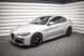 Накладки під бокові пороги леза для Alfa Romeo Giulia Sport, Черный