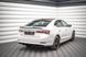 Накладка на задний бампер диффузор Skoda Octavia 2020+ г.в. Шкода Октавиа, Черный, Внешний Тюнинг, Skoda, Накладка на задний бампер, Не требуется, ABS-пластик, Octavia, Новое, На штатные места, Octavia 2020-