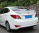 Спойлер багажника высокий Hyundai Accent \ Solaris 2011-2016 г.в. ABS пластик , Серый грунт (под покраску), Hyundai, Спойлер, Требуется, ABS-пластик, Accent, Новое, На штатные места, ACCENT 2011-2016