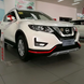 Накладки на бампера Nissan X-Trail / Rogue 2014+ г.в. стиль Nismo, Черный, Nissan, Накладка на передний бампер, Не требуется, ABS-пластик, X-Trail, Новое, На штатные места, X-TRAIL (T32) 2014-