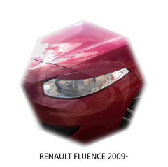 Реснички на фары Renault FLUENCE 2009+ г.в Рено Флюенс