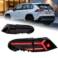 Задние лед тюнинг фонари Toyota RAV4 2019-2025 г.в. Тойота РАВ4, Toyota, Альтернативная оптика, RAV4, Новое, На штатные места, RAV4 V ( 2019- )