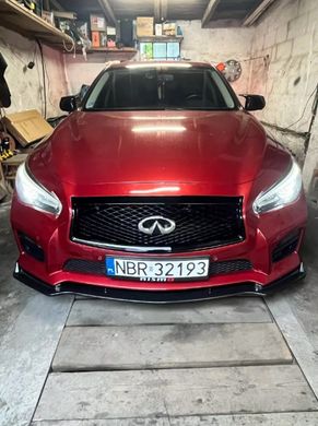 Решітка радіатора для Infiniti Q50 2013+ р.в. Інфініті ку50, Черный, Зовнішній тюнінг, Не требуется