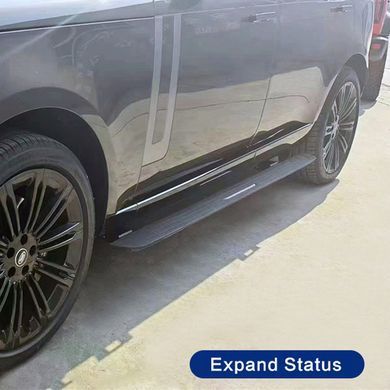 Электрические боковые пороги Range Rover Vogue L460, Черный, Land Rover, Пороги, Новое, На штатные места