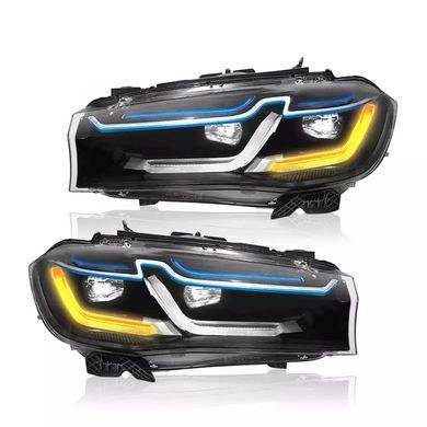 Передние лед фары BMW X5 F15 2013-2018 г.в. БМВ Х5 Ф15, Оптика, BMW, Альтернативная оптика, X5, Новое, На штатные места, X5 (F15) 2013-