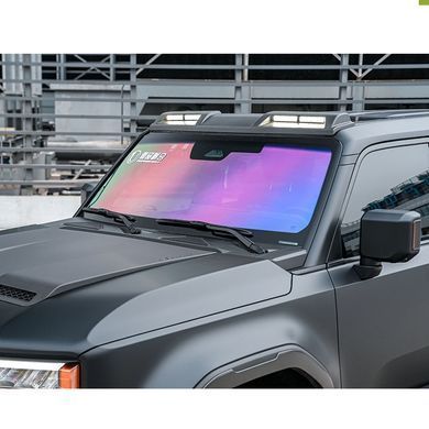 Люстра карбон с ДХО на кришу для Toyota LC250 Prado 250 2024+ г.в. Прадо 250
