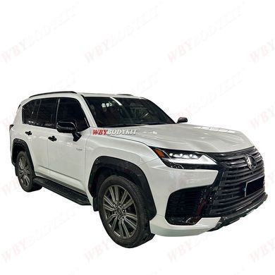 Тюнинг обвес для Lexus LX600 в стиле JAOS 2021+ г.в. Лексус ЛХ600, Серый грунт (под покраску), Комплект обвеса, Требуется, Стеклопластик