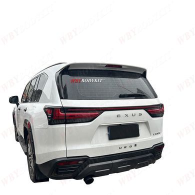 Тюнинг обвес для Lexus LX600 в стиле JAOS 2021+ г.в. Лексус ЛХ600, Серый грунт (под покраску), Комплект обвеса, Требуется, Стеклопластик