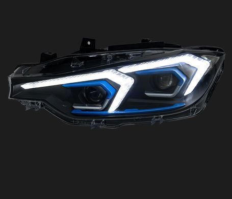 Передні тюнінг лед фари BMW F30 2013-2018 р.в. БМВ Ф30, BMW, Альтернативная оптика, 3-Series, Новое, На штатные места, 3 (F30, F35, F80) 2011-