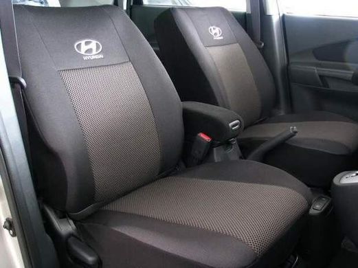 Чехлы на сидения Hyundai Accent 2017+ г.в. деленая спинка Хюндай Акцент
