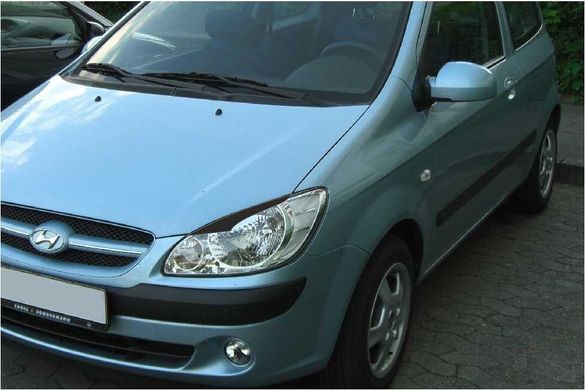 Реснички на фары Hyundai Getz 2002-2005 г.в. Хюндай Гетз