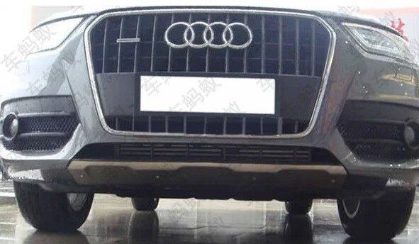 Накладки на бампера Audi Q3 2011-2015 г.в., Audi, Комплект обвеса, Не требуется, Нержавеющая сталь, Q3, Новое, На штатные места, Q3 (8U) 2011-, Накладки на бампер