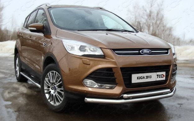 Защита переднего бампер (дуга, усь) Ford Kuga 2013+ Форд Куга