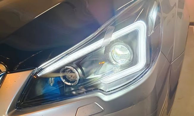 Передние лед фары Subaru Outback 2010-2016 г.в. Субару Оутбек, Subaru, Альтернативная оптика, Outback, Новое, На штатные места