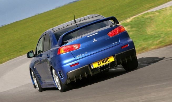 Спойлер багажника Mitsubishi Lancer X седан 2007 р.в. у стилі Evo, Серый грунт (под покраску), Mitsubishi, Требуется, ABS-пластик, Lancer, Новое, На штатные места, LANCER Sedan (CY/Z_A) 2007-