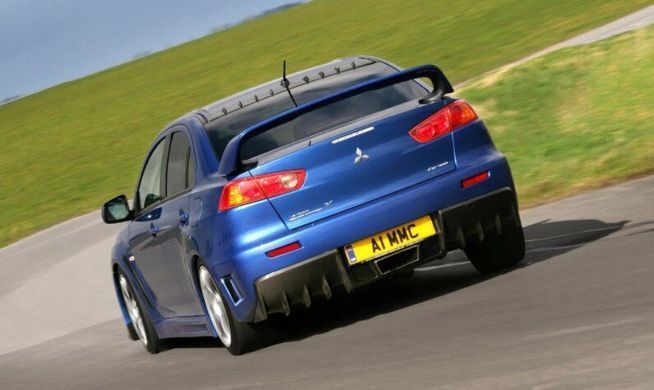 Спойлер багажника Mitsubishi Lancer X седан 2007 р.в. у стилі Evo, Серый грунт (под покраску), Mitsubishi, Требуется, ABS-пластик, Lancer, Новое, На штатные места, LANCER Sedan (CY/Z_A) 2007-