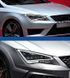 Передні лед фари для Seat Leon 2013-2017 р.в. Сеат Леон, Seat, Альтернативная оптика, Leon, Новое, На штатные места, LEON (5F1) 2012-