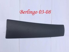 Зимняя заглушка решетки бампера нижняя матовая Citroen Berlingo 2003-2008 г.в., Черный, Citroen, Не требуется, ABS-пластик, Berlingo, Новое, BERLINGO (MF) 1996-, Накладки на решетку