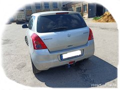 Прицепное устройство (Фаркоп) со съемным крюком SUZUKI Swift хетчбек 2005-2010 г.в. 3-х дверна, Suzuki, Сталь, Swift, Новое, На штатные места, SWIFT III (MZ, EZ, ZC, ZD) 2005-2010