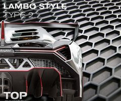 Пластиковая сетка для тюнинга или стайлинга стиль LAMBO тип II