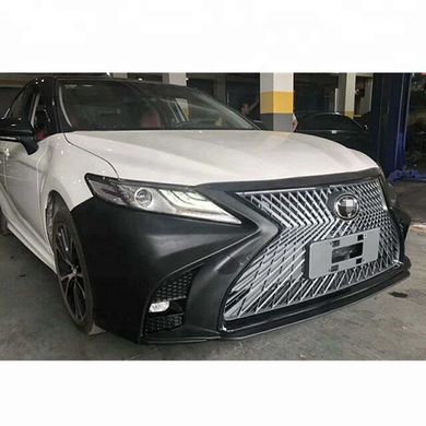 Тюнинг бампер Toyota Camry XV70 2018+ г.в. стиль Lexus