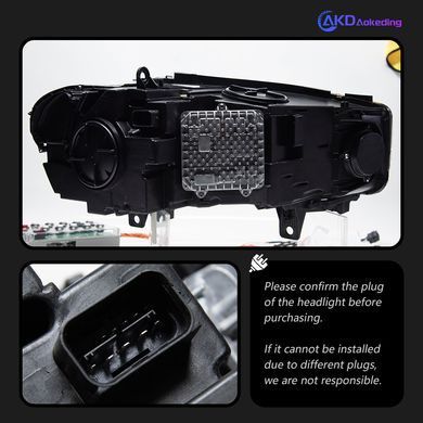 Передние лед фары BMW X5 F15 2013-2018 г.в. БМВ Х5 Ф15, BMW, Альтернативная оптика, X5, Новое, На штатные места, X5 (F15) 2013-
