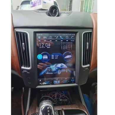 Магнитола в стиле Тесла для Maserati Levante 2014-2019 г.в. Масерати Леванте, Черный, Maserati, Levante, Новое, На штатные места