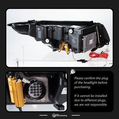 Передние тюнинг лед фары Range Rover Evoque 2012-2018 г.в. Рендж Ровер Евок