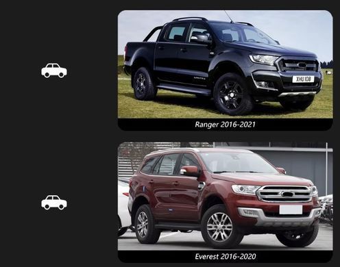 Передние тюнинг лед фары для Ford Ranger T6 \ Everest 2016-2021 г.в. Форд Ренджер \ Еверест, Ford, Альтернативная оптика, Ranger, Новое, На штатные места