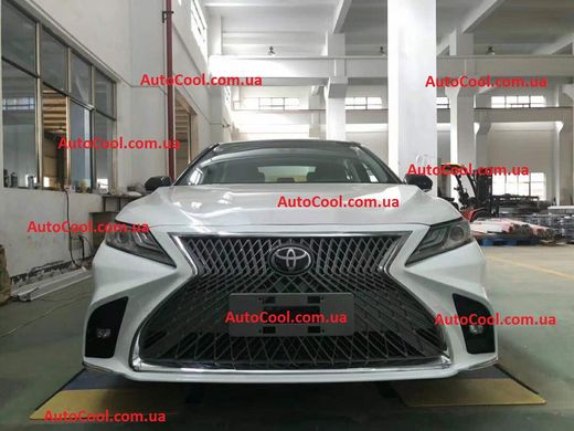 Тюнинг бампер Toyota Camry XV70 2018+ г.в. стиль Lexus