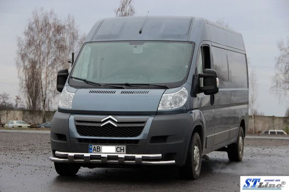 Защита переднего бампер (кенгурятник, бугель, дуга) Fiat Ducato 2006-2014