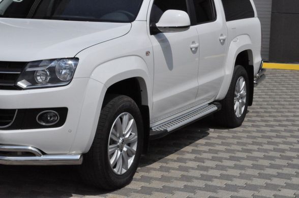 Боковые пороги "X5-тип" (площадка, ступенька) Volkswagen Amarok