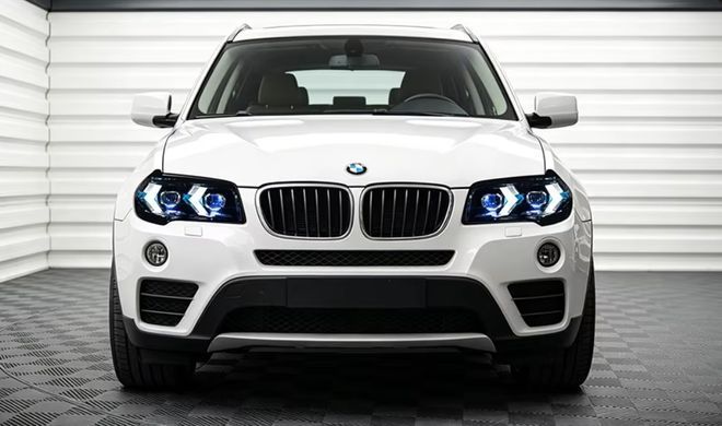 Передние тюнинг лед фары BMW X3 E83 2006-2010 г.в. БМВ Х3, BMW, Альтернативная оптика, Новое, На штатные места