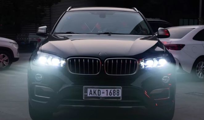 Передние тюнинг лед фары BMW X5 F15 2013-2018 г.в. БМВ Х5 Ф15, BMW, Альтернативная оптика, X5, Новое, На штатные места, X5 (F15) 2013-