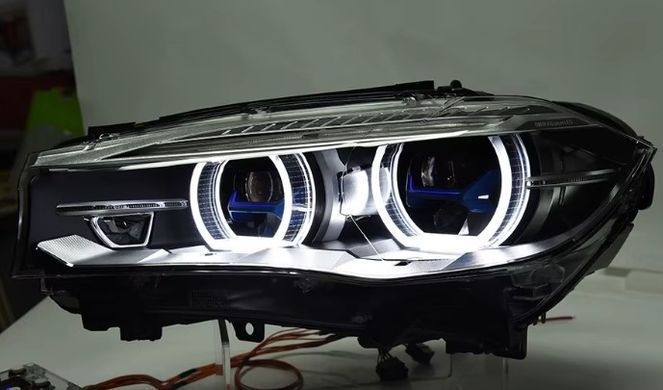 Передние лед фары BMW X5 F15 2013-2018 г.в. БМВ Х5 Ф15, BMW, Альтернативная оптика, X5, Новое, На штатные места, X5 (F15) 2013-