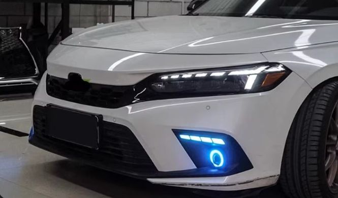 Передні тюнінг лед фари Honda Civic 2022+ р.в. Хонда Цивік 11, Honda, Альтернативная оптика, Civic, Новое, На штатные места