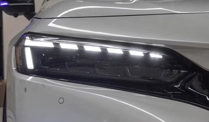 Передні тюнінг лед фари Honda Civic 2022+ р.в. Хонда Цивік 11, Honda, Альтернативная оптика, Civic, Новое, На штатные места