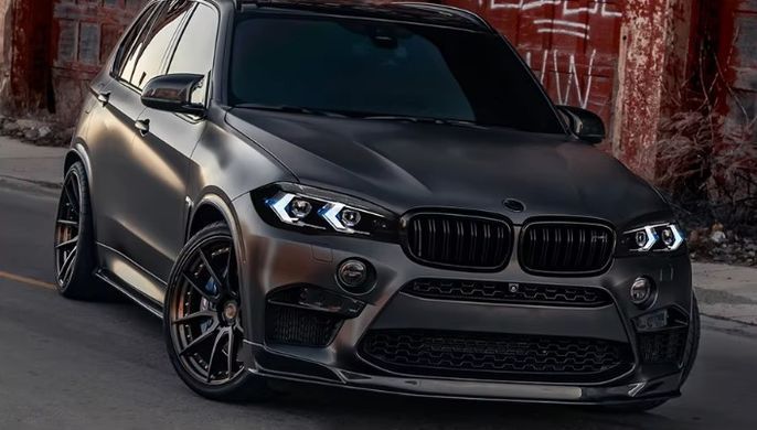 Передние тюнинг лед фары BMW X5 F15 2013-2018 г.в. БМВ Х5 Ф15, BMW, Альтернативная оптика, X5, Новое, На штатные места, X5 (F15) 2013-
