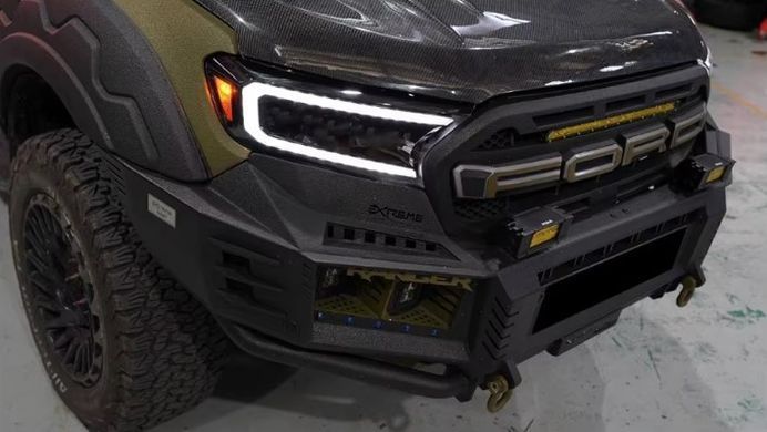 Передние тюнинг лед фары для Ford Ranger T6 \ Everest 2016-2021 г.в. Форд Ренджер \ Еверест, Ford, Альтернативная оптика, Ranger, Новое, На штатные места