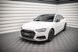 Накладка на передній бампер сплітер Audi A4 B9 рестайлінг 2019 р.в. Ауді А4 Б9, Черный, Зовнішній тюнінг, Audi, Накладка на передний бампер, Не требуется, ABS-пластик, A4, Новое, На штатные места, A4 (B9) 2015-