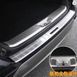 Защитная накладка на задний бампер и порог багажгника для Toyota Highlander 2019- г.в. Тойота Хайлендер