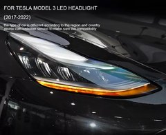 Передние лед фары для Tesla Model 3 2017-2022 г.в. Тесла Модел 3, Оптика, Tesla, Model 3, Новое, На штатные места