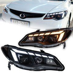 Передние тюнинг лед фары для Honda Civic FD2 2006-2012 г.в. Хонда Цивик, Honda, Альтернативная оптика, Civic, Новое, На штатные места, CIVIC VIII Sedan (FD, FA) 2005-