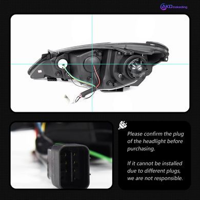 Передні тюнінг лед фари для Hyundai Genesis 2009-2013 р.в. Хюндай Генесис, Hyundai, Альтернативная оптика, Новое, На штатные места