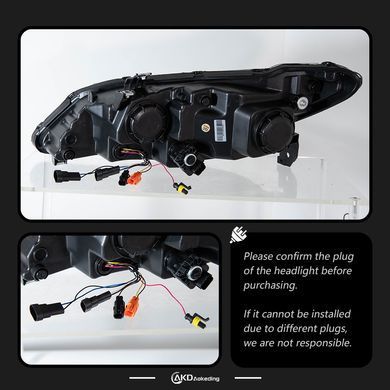 Передние тюнинг лед фары для Honda Civic FD2 2006-2012 г.в. Хонда Цивик, Honda, Альтернативная оптика, Civic, Новое, На штатные места, CIVIC VIII Sedan (FD, FA) 2005-
