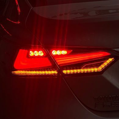 Задні лед ліхтарі Toyota Camry XV70 2018 р.в. Тойота Камрі 70, Toyota, Альтернативная оптика, Camry, Новое, На штатные места, CAMRY (V70) 2018-