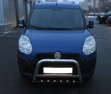 Защита переднего бампер (дуга, кенгурятник) Fiat Doblo nuovo 2010+