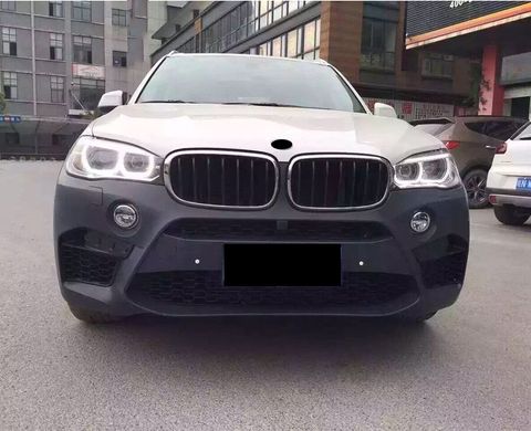 Тюнинг комплект BMW X5 F15 2013-2018 г.в. в стиль М, Серый грунт (под покраску), BMW, Комплект обвеса, Требуется, Полипропилен, X5, Новое, На штатные места, X5 (F15) 2013-