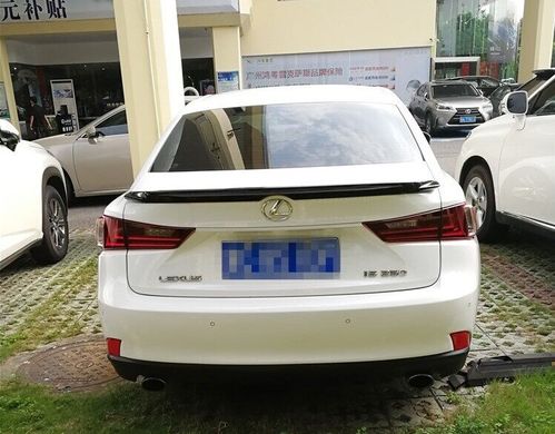 Спойлер багажника Lexus IS III 2013+ г.в., Серый грунт (под покраску), Lexus, Требуется, ABS-пластик, IS, Новое, На штатные места, IS III (GSE3, AVE3) 2013-